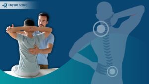 Physiotherapist helping patient with chronic back pain at Physio Active India clinic – recovery without surgery