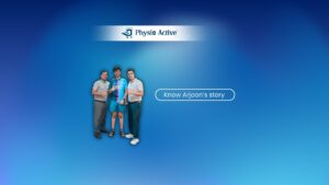 Arjoon receiving guided physiotherapy treatment for back pain at Physio Active clinic